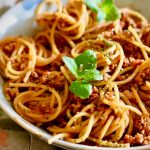 Vegan Tofu Bolognese