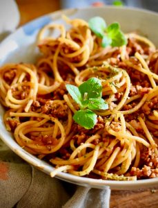 Vegan Tofu Bolognese