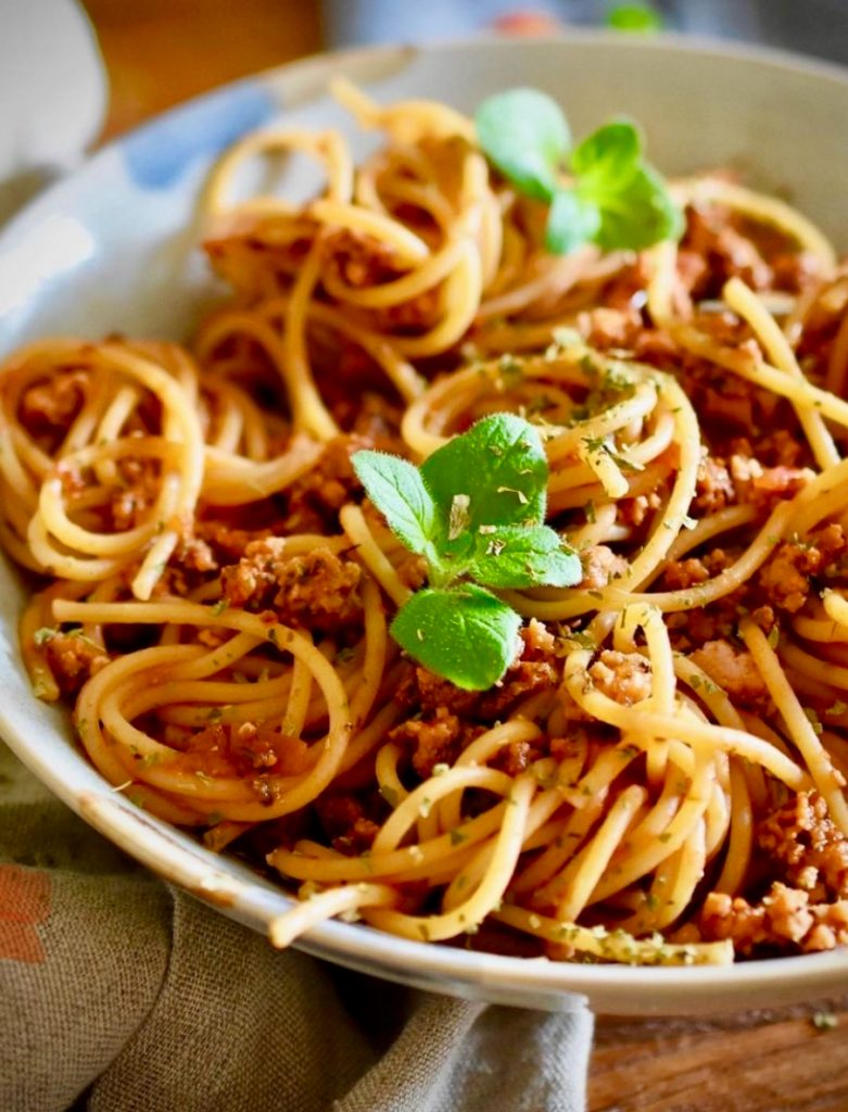 Vegan Tofu Bolognese