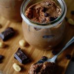 vegan chocolate mousse made with aquafaba
