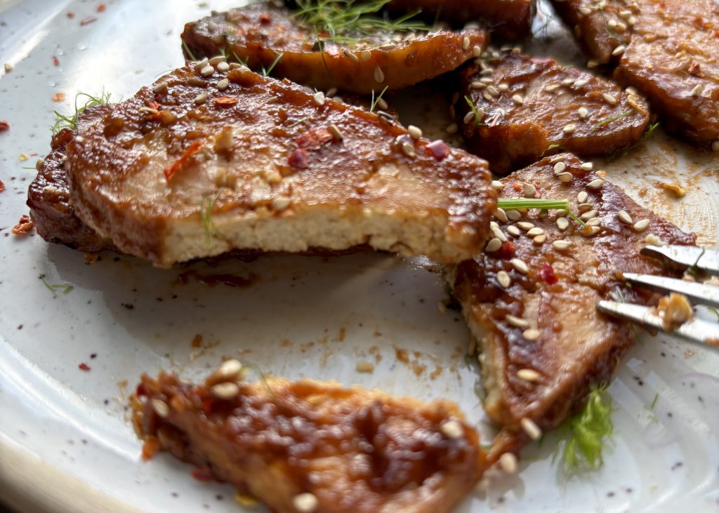 BBQ Baked Tofu Slices